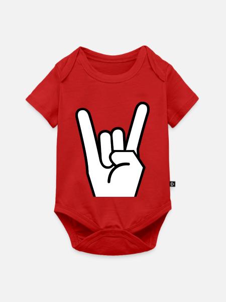 Rock hand - Baby Premium Kurzarmbody - Rot