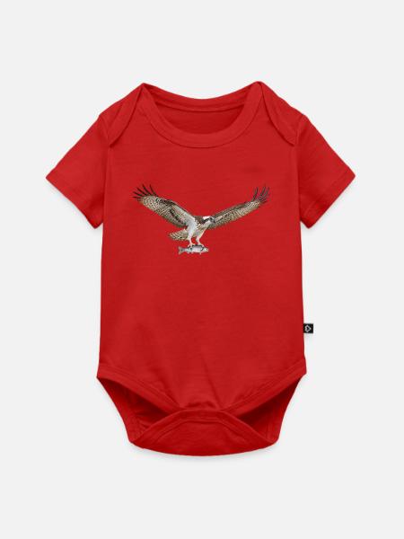 Fischadler - Baby Premium Kurzarmbody - Rot