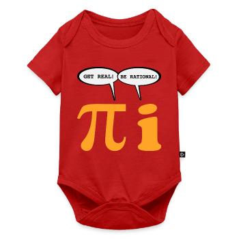 Sei realistisch Sei rational - Baby Premium Kurzarmbody - Rot - Vorne