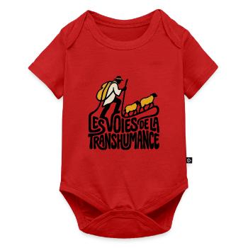 Die Wege der Transhumanz - Baby Premium Kurzarmbody - Rot - Vorne