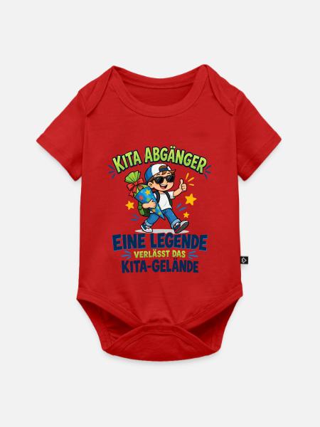 Kita Abgänger Legende - Baby Premium Kurzarmbody - Rot