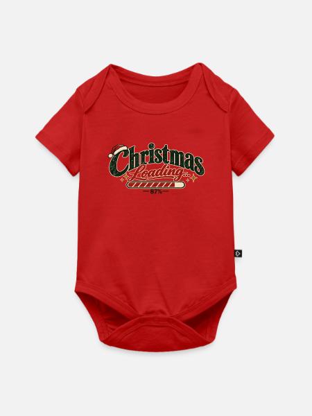 Christmas Loading – Minimalist Christmas - Baby Premium Kurzarmbody - Rot