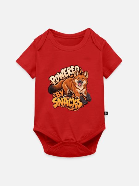Bergwolf - Baby Premium Kurzarmbody - Rot