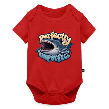Großmaulhai - Baby Premium Kurzarmbody - Rot - Vorne