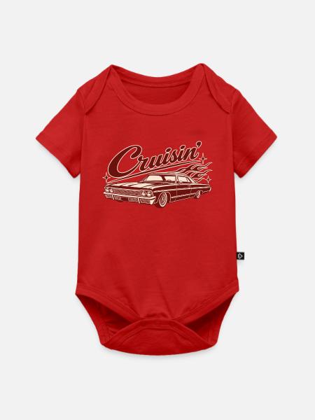 Cruisin’ Classic Car - Baby Premium Kurzarmbody - Rot
