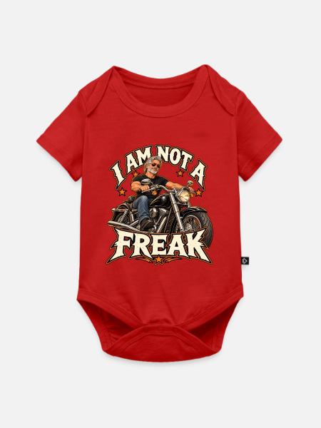 Ich bin kein Freak Motorrad - Baby Premium Kurzarmbody - Rot