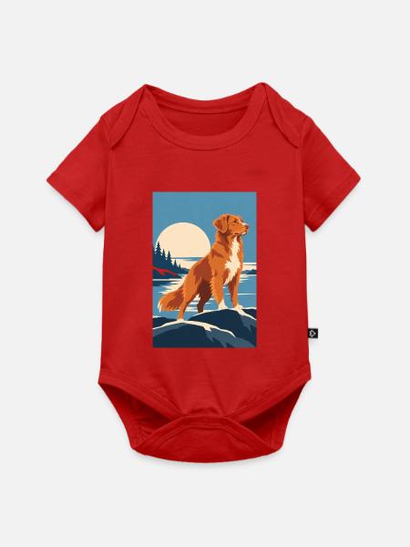 Nova Scotia Retriever - Baby Premium Kurzarmbody - Rot