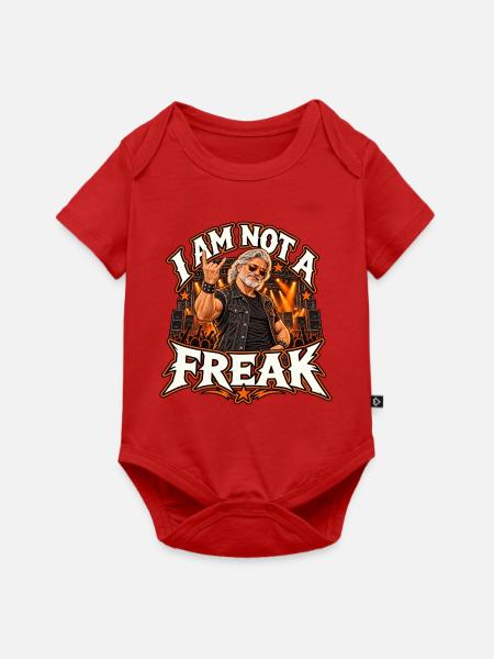 I Am Not A Freak - Baby Premium Kurzarmbody - Rot