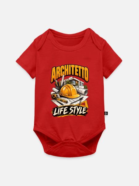 Architekten-Lebensstilprojekte - Baby Premium Kurzarmbody - Rot