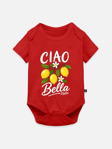 Ciao Bella - Baby Premium Kurzarmbody - Rot