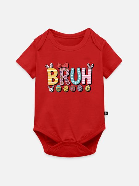 Bruh Ostern - Baby Premium Kurzarmbody - Rot