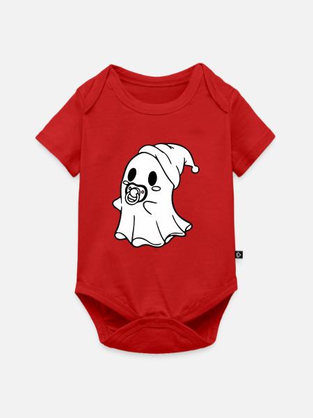 Baby-Geist-Halloween - Baby Premium Kurzarmbody - Rot