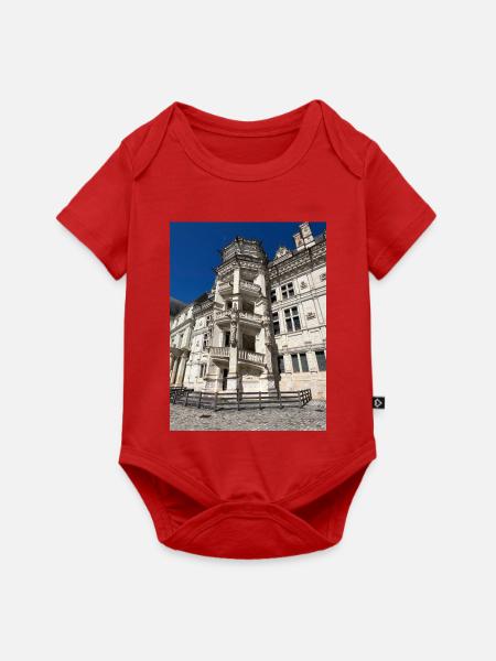 Treppe der Burg von Blois - Baby Premium Kurzarmbody - Rot