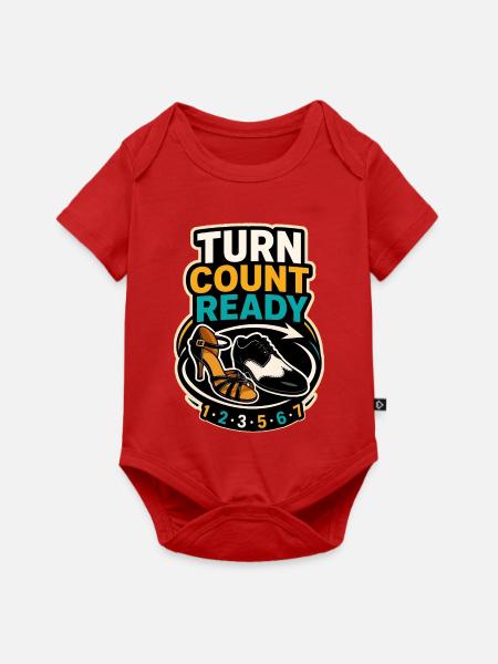 TURN COUNT READY - Baby Premium Kurzarmbody - Rot