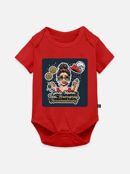 Garde-Mama – Taxi, Haarspray, Nerven - Baby Premium Kurzarmbody - Rot