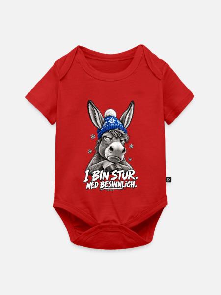 Grantige Weihnacht - Baby Premium Kurzarmbody - Rot