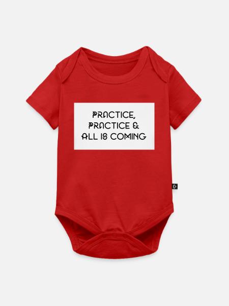 Praxis  - Baby Premium Kurzarmbody - Rot