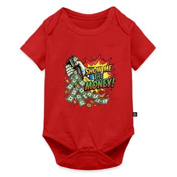 Show_me_the_money - Baby Premium Kurzarmbody - Rot - Vorne