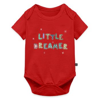 Kleiner Träumer - Baby Premium Kurzarmbody - Rot - Vorne