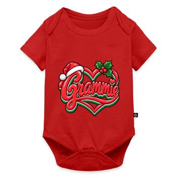 Grammie Herzweihnacht Logo - Baby Premium Kurzarmbody - Rot - Vorne