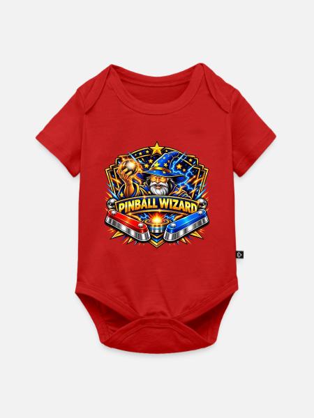 Pinball Meisterzauber - Baby Premium Kurzarmbody - Rot