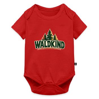 Waldkind Waldkindergarten - Baby Premium Kurzarmbody - Rot - Vorne