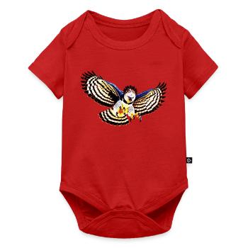Harpyie fliegt - Baby Premium Kurzarmbody - Rot - Vorne
