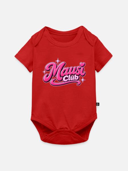 Mausi Club Y2K - Baby Premium Kurzarmbody - Rot