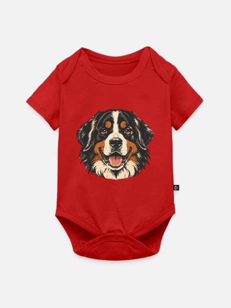 Alter-Berner Sennenhund - Baby Premium Kurzarmbody - Rot