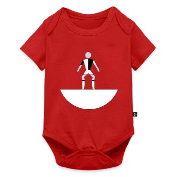 Miniaturgeometrische Figur - Baby Premium Kurzarmbody - Rot - Vorne