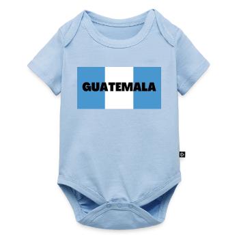 Guatemala in Guatemalan Flag Colors - Baby Premium short-sleeve bodysuit - light blue - Front