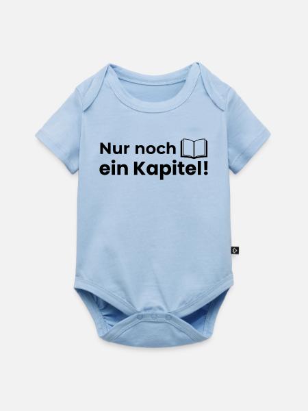 Nur noch ein Kapitel! - Baby Premium Kurzarmbody - Hellblau