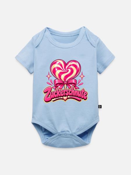 Zuckerschnute Y2K - Baby Premium Kurzarmbody - Hellblau