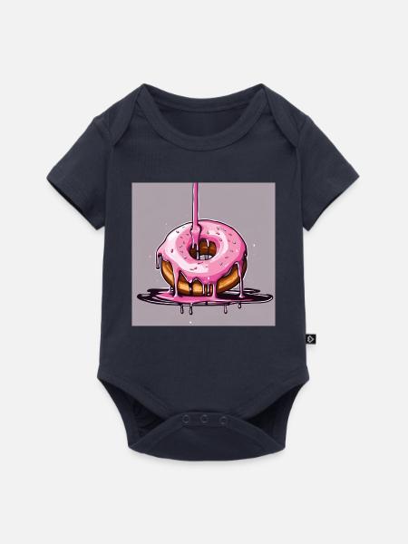 Donut 1 - Baby Premium Kurzarmbody - Navy