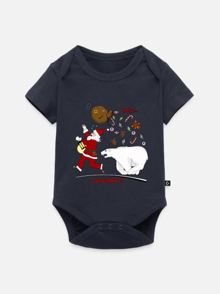 Weihnachtsmann - Baby Premium Kurzarmbody - Navy