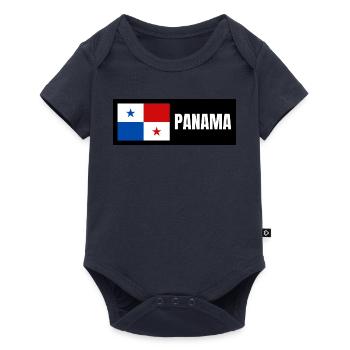 Panama Flag - Baby Premium short-sleeve bodysuit - navy - Front