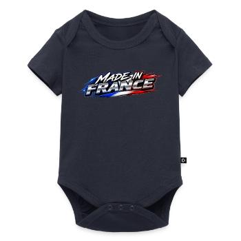 Hergestellt in Frankreich - Baby Premium Kurzarmbody - Navy - Vorne