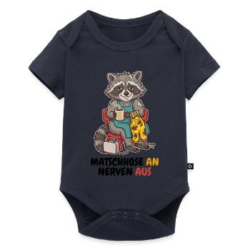 Erzieherin Kita – Matschhose an, Nerven aus - Baby Premium Kurzarmbody - Navy - Vorne