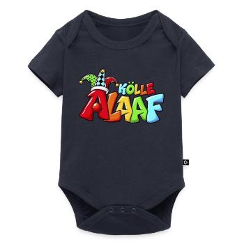 Kölle Alaaf – Buntes Comic Karneval Design mit Nar - Baby Premium Kurzarmbody - Navy - Vorne