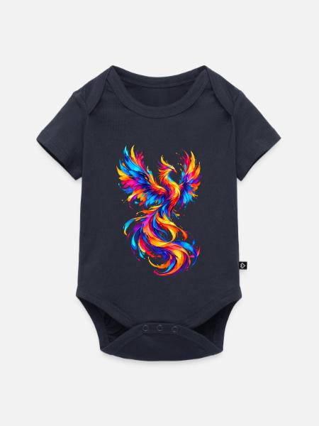 Chromatischer Phönix - Baby Premium Kurzarmbody - Navy
