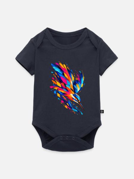 Prismatischer Eisväger - Baby Premium Kurzarmbody - Navy