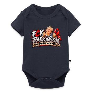 Kämpferischer Mut Ausdruck - Baby Premium Kurzarmbody - Navy - Vorne