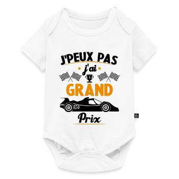 Je peux pas j'ai Grand Prix - Body à manches courtes Premium Bébé - blanc - Devant