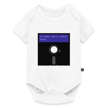floppy disk - Baby Premium short-sleeve bodysuit - white - Front