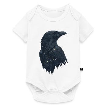Rabe - Baby Premium Kurzarmbody - Weiß - Vorne