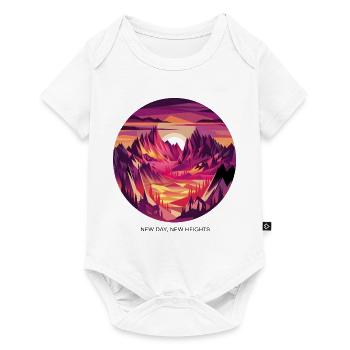 New Day, New Heights - Baby Premium short-sleeve bodysuit - white - Front