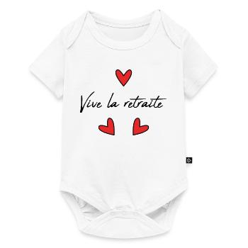 RETIREMENT. RETIREMENT. RETIRED. RETIREMENT - Baby Premium short-sleeve bodysuit - white - Front
