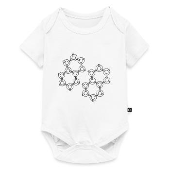 Hexa Design - Baby Premium short-sleeve bodysuit - white - Front