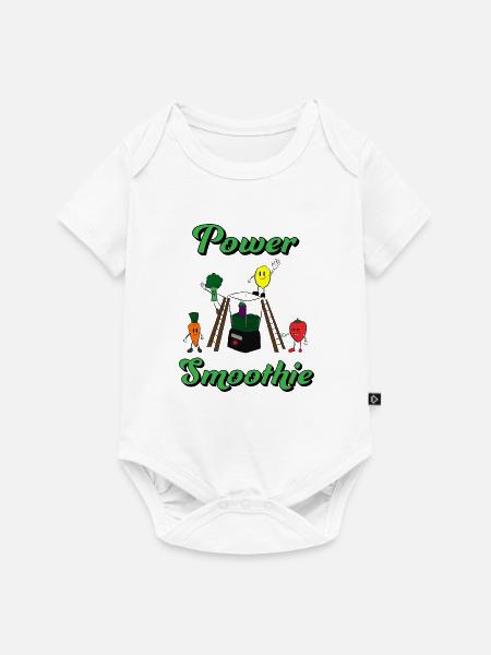 Smoothie Power - Baby Premium Kurzarmbody - Weiß