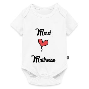 Geliebte - Baby Premium Kurzarmbody - Weiß - Vorne